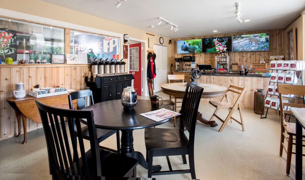 Firepower Coffee shop interior